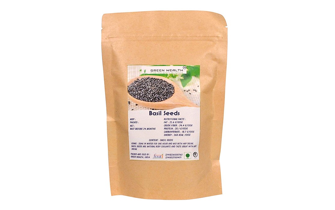Green Wealth Basil Seeds   Pack  250 grams
